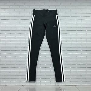 Adidas, Black Climalite 3-Stripes Leggings, Size XS🏃‍♀️‍➡️